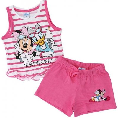 Minnie Mouse Letní komplet tílko + kraťase Minnie & Daisy – Zboží Mobilmania