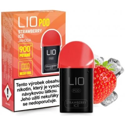 iJoy Lio Pod Strawberry Ice Q 16 mg 900 potáhnutí 1 ks – Zboží Dáma