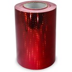 Univerzální hologramová samolepící fólie na metry MOTIV 1 čtverečky - šíře 20cm - červená