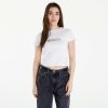 Dámská Trička Calvin Klein Jeans Diffused Box Fitted Short Sleeve Tee Bright White
