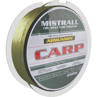 Mistrall Admunson Carp camo 250 m 0,22 mm – Zboží Mobilmania