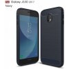 Pouzdro a kryt na mobilní telefon Pouzdro JustKing plastové s broušenou texturou Samsung Galaxy J3 2017 - tmavěmodré