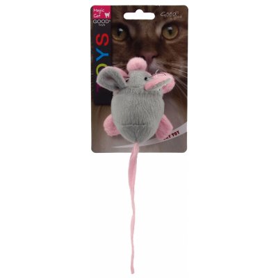 Magic Cat hračka myška chrastící s catnipem mix 22,5 cm