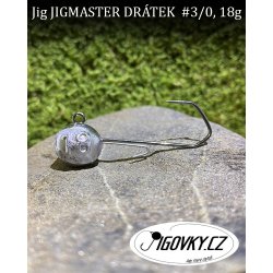 Jigovky.cz Jigové hlavičky Jigmaster Drátek vel.3 18g 5ks