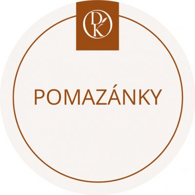 Davídkovo koření Etiketa Pomazánky béžová průměr 4,5 cm 1 ks – Sleviste.cz