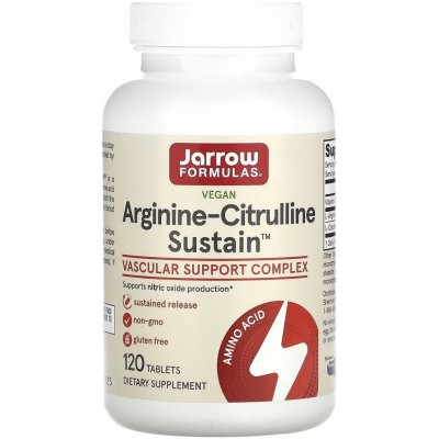 Jarrow Formulas Arginin-Citrulline Sustain 120 tablet – Hledejceny.cz