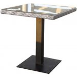 DIMENZA Designový stůl BARCELONA 70x70 cm šedý DF-002543 – Hledejceny.cz