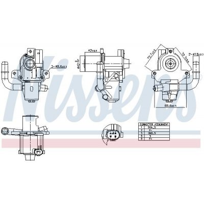 AGR-Ventil NISSENS 98264 – Hledejceny.cz