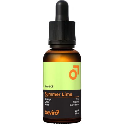 BEVIRO Lehký vyživující olej na vousy s citrusovou vůní 30 ml – Zboží Dáma