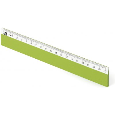 Metrie Scholar-W20FG Dřevěné pravítko světlezelené 20 cm – Zboží Živě
