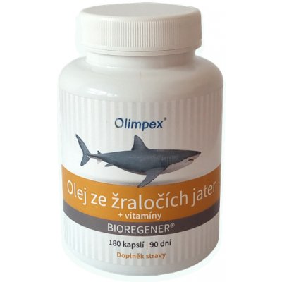 Olimpex Olej ze žraločích jater + Vitamíny 180 kapslí