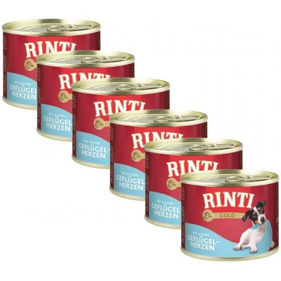 Rinti Gold Junior drůbež 6 x 185 g – Hledejceny.cz