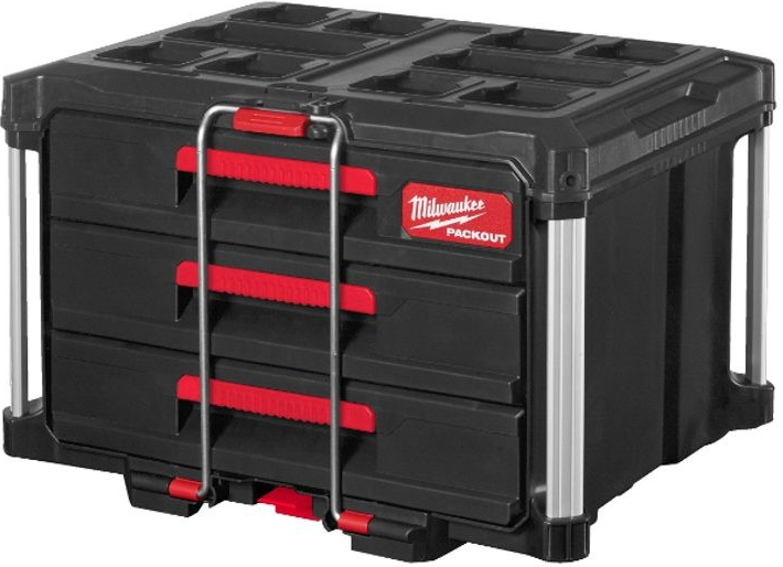 Milwaukee Packout Box na nářadí 3 zásuvky 4932472130