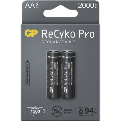 GP ReCyko Pro AA 2000 mAh 2 ks B2220 – Zbozi.Blesk.cz