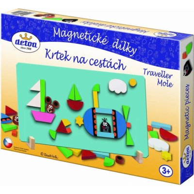 Detoa Dílky magnetické Krtek na cestách – Zboží Mobilmania