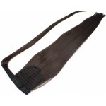 CLIP IN culík rovný ze 100% japonského kanekalonu 60cm - tmavě hnědý – Zboží Dáma