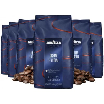 Lavazza Crema E Aroma Blue zrnková 6 x 1 kg – Hledejceny.cz