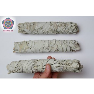 Ladírna Vykuřovadlo bílá šalvěj super velký svazek XL 22 cm 80-95 g – Zboží Dáma