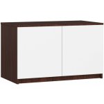Ak furniture Star 90 cm wenge / bílý – Zboží Dáma