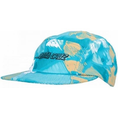 SANTA CRUZ Youth Stamped Strip Camper Cap Teal Woodcut Camo – Sleviste.cz