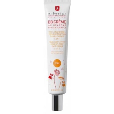 Erborian BB Cream tónovací krém pro dokonalý vzhled pleti SPF20 Doré Ginseng 15 ml