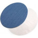 Nažehlovací záplata riflová oválná 11x14 cm modrá 2 ks – Zboží Mobilmania