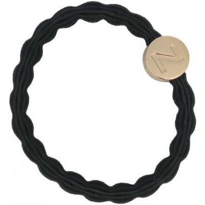 By Eloise London Letter Charms Gold náramek / gumička do vlasů barva černá – Hledejceny.cz