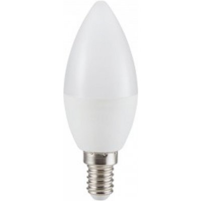 V-TAC Mléčná LED svíčka C37 E14 3,7W, Studená bílá 6000 6500K – Hledejceny.cz