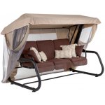 Patio Venezia Lux s moskytiérou, polštářky a bočními stolky H047-04PB 448549 – Hledejceny.cz