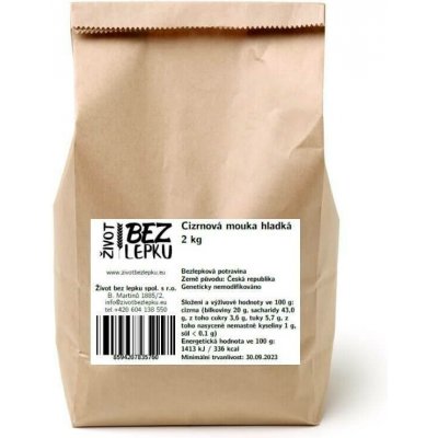 Život bez lepku Čiroková mouka hladká 2 kg – Sleviste.cz