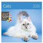 Nástěnný poznámkový Helma Cats 2026 – Hledejceny.cz