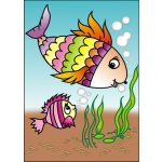 RED CASTLE Obrázek pro pískování 23x33 cm RYBKY – Zboží Dáma