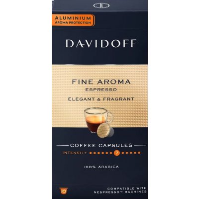 Davidoff Fine Aroma hliníkové kapsle do Nespresso 10 ks – Zboží Dáma