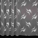 Brilltex žakárová záclona 510, celoplošný vzor, šmouhy, s olůvkem, bílá, výška 265cm (v metráži) – Zboží Dáma