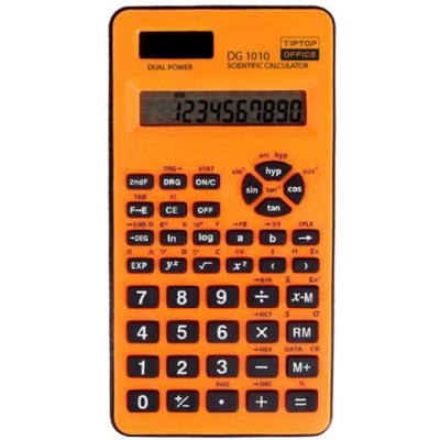Tip Top Office Kalkulačka vědecká DG-1010 oranžová – Zboží Živě