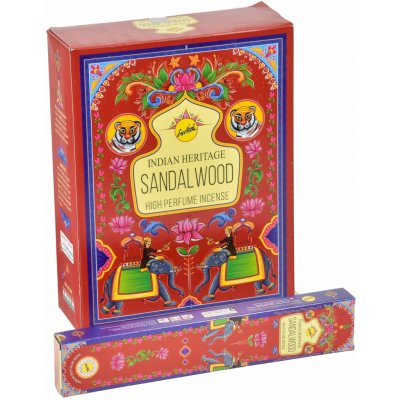 Indian Heritage Vonné tyčinky Sandalwood Sreevani 15 g 22 cm – Hledejceny.cz