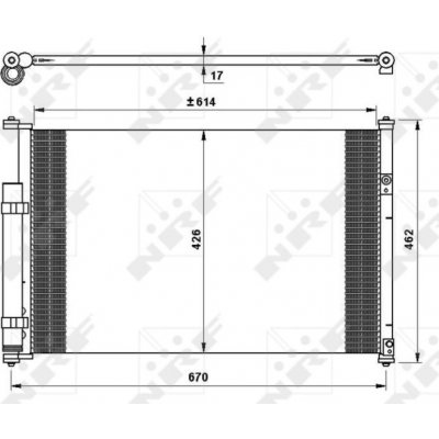 Kondenzátor, klimatizace NRF 35769 – Zbozi.Blesk.cz