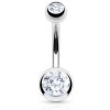 Piercing Šperky4U piercing do pupíku banánek BS01002-C