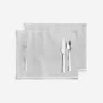 Goldea exkluzivní vánoční prostírání stříbrné se třpytkami 2ks 30x40cm – Zboží Dáma