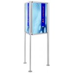 Jansen Display Třístranné stojany s klaprámy, venkovní, 3 x A1 – Zboží Dáma
