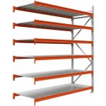 Majster Regál Longspan 200 x 150 x 80 4 police pozink oranžová – Hledejceny.cz