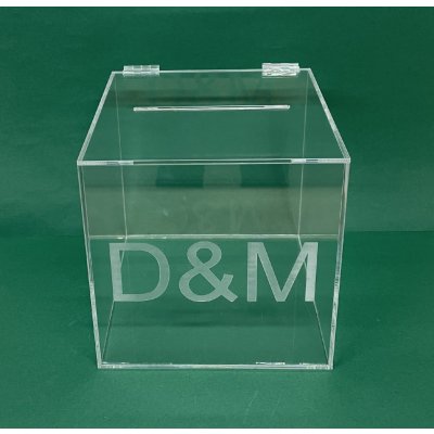 Paris Dekorace Svatební box na přání přírodní, černá bublina – Hledejceny.cz