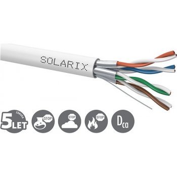 Solarix SXKD-6A-STP-LSOH STP cat6A, drát, 500m