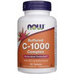 NOW Foods Buffered Vitamin C-1000 Komplex s 250 mg bioflavonoidů PH 90 tablet – Hledejceny.cz