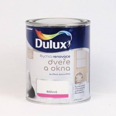 Dulux Rychlá renovace okna a dveře 0,75 l černá – Sleviste.cz