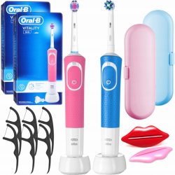 Elektrický zubní kartáček Oral-B Vitality 100 3D White Pink