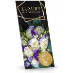 Selllot Luxury bílé růže mléčná s mandlemi a malinami 175 g – Sleviste.cz
