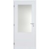 Interiérové dveře Doornite Basic 2/3 sklo lakované levé bílé prosklené C1HMF2.70L1 74,6 x 198,3 cm