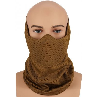 CYGNUS ARMORY CYGNUS ARMORY Face Warrior Defender nákrčník - Coyote – Zbozi.Blesk.cz