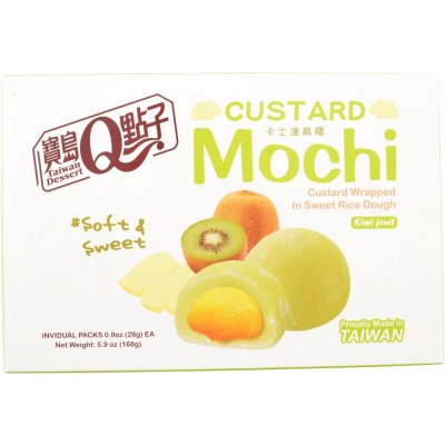 Q Brand Mochi Custard kiwi 168 g